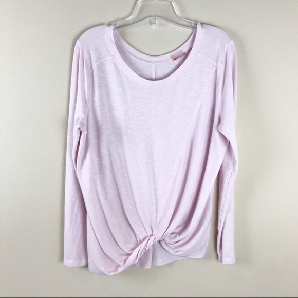 Zella Tops - Zella Nordstrom Twisty Long Sleeve Tee Size L